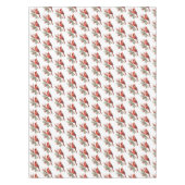 Rustieke Waterverf Winterkardinaal Holly Branch Tafelkleed (Voorkant)