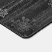 Rustieke Waterverf Witte Rendieren Bureaumat (Hoek)