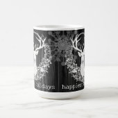 Rustieke Waterverf Witte Rendieren Koffiemok (Center)