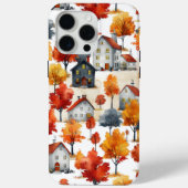 Rustieke Waterverf Woodland Village Pattern Case-Mate iPhone Case (Achterkant)