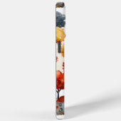 Rustieke Waterverf Woodland Village Pattern Case-Mate iPhone Case (Achterkant / Rechts)