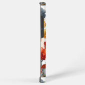 Rustieke Waterverf Woodland Village Pattern Samsung Galaxy Hoesje (Rechterkant)