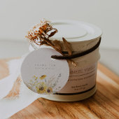 Rustieke Waterverf Zonnebloem Bruiloft Dank u Labe Bedankjes Labels