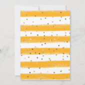 Rustieke Waterverf Zonnebloemen Quinceanera Kaart (Achterkant)