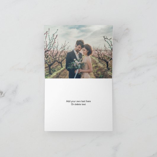 Rustieke waterverfbladeren op het huwelijk van de (Binnen)