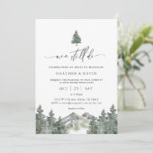 Rustieke 'We doen het nog steeds' Berg Huwelijksge Kaart (Staand voorkant)