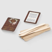 Rustieke We Still Do Florale Huwelijksbelofte Vern Handwaaier (Niet-gemonteerd)