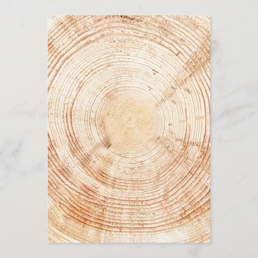 Rustieke Wedding.Tree bark aangepaste tijdlijn Programmakaart (Achterkant)