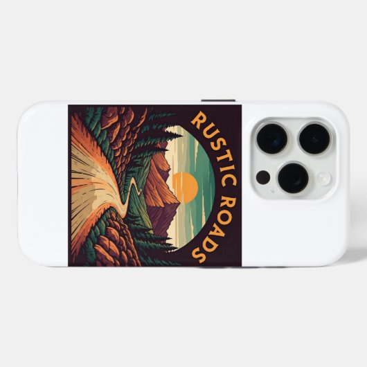 Rustieke wegen Case-Mate iPhone case (Achterkant (horizontaal))