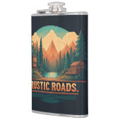 Rustieke wegen heupfles (Links)