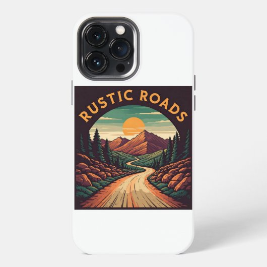 Rustieke wegen iPhone hoesje (Achterkant)