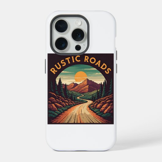 Rustieke wegen iPhone hoesje (Achterkant)