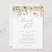 Rustieke weide brunch met de bruidsshower kaart (Voorkant)