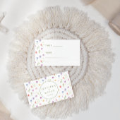 Rustieke weide kleurrijke wilde bloem bloemenbruil plaatskaartje