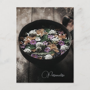 Rustieke Weidebloemen Bloemen Waterkom Briefkaart