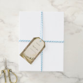 Rustieke welkomst-huwelijkscadeautag cadeaulabel (Met Touw)