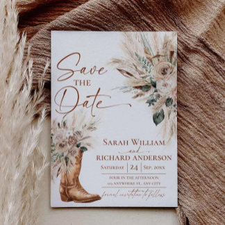 Rustieke Western Boho Cowgirl Laarzen Save the Dat Date
