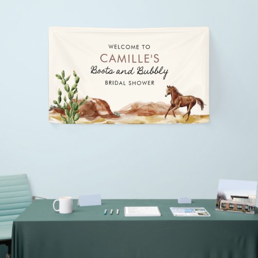 Rustieke Western Bruiloft Feest Welkomstbanner Spandoek (Beurs)