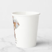 Rustieke Western Cowgirl Laarzen Bruidsfeest  Papieren Bekers (Links)