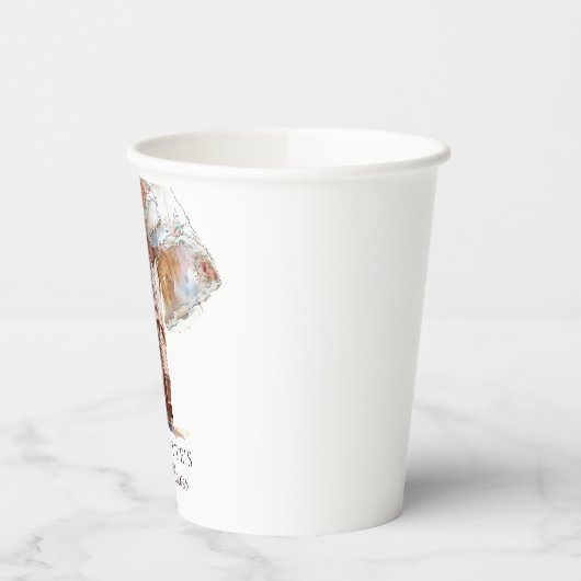 Rustieke Western Cowgirl Laarzen Bruidsfeest Papieren Bekers (Links)