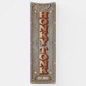 Rustieke western HONKY TONK Vert ID1318 Spandoek (Verticaal)