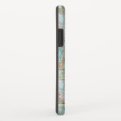 Rustieke Western Turquoise Houten Herten Schedel M Case-Mate iPhone Case (Achterkant/rechts)