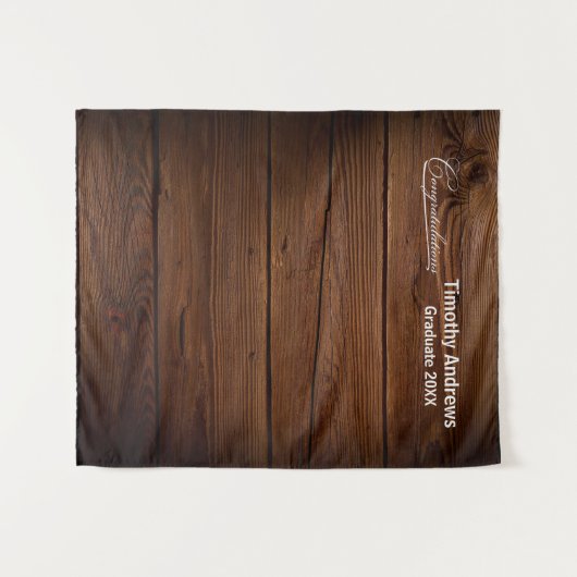 Rustieke Westerne Afstuderen foto achtergrond Wandkleed (Voorkant (horizontaal))