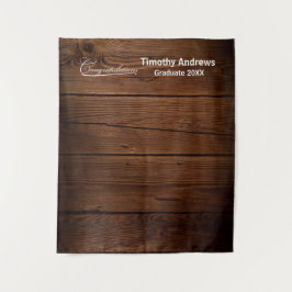 Rustieke Westerne Afstuderen foto achtergrond Wandkleed