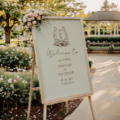 Rustieke Westerne Boho bruiloft welkom teken Poster