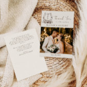 Rustieke Westerne Boho Hoefijzer bruiloft Bedankkaart