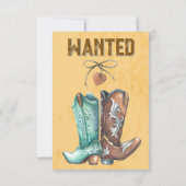 Rustieke Westerne bruiloft 🤠 Country Charm Kaart (Achterkant)