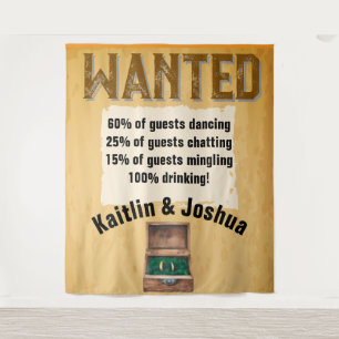 Rustieke Westerne bruiloft 🤠 Country Charm Wandkleed