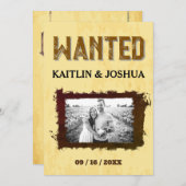 Rustieke Westerne bruiloft 🤠 Country Charm Weddin Programmakaart (Voorkant / Achterkant)