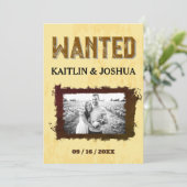 Rustieke Westerne bruiloft 🤠 Country Charm Weddin Programmakaart (Staand voorkant)