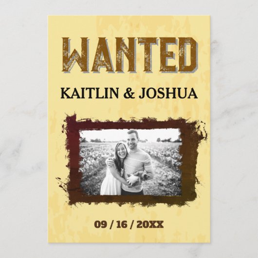 Rustieke Westerne bruiloft 🤠 Country Charm Weddin Programmakaart (Voorkant)