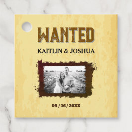 Rustieke Westerne bruiloft 🤠 GEZOCHT Foto Bedankjes Labels