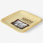 Rustieke Westerne bruiloft 🤠 GEZOCHT Foto Papieren Bordje (Gebogen)