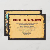 Rustieke Westerne bruiloft 🤠 Grunge Lijst Kaart (Voorkant / Achterkant)