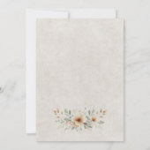 Rustieke Westerne bruiloft Kaart (Achterkant)