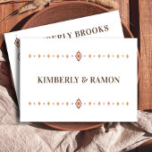 Rustieke Westerne bruiloft uitnodiging