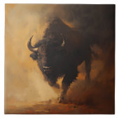 Rustieke, Westerne Buffalo Accent Tegel Tegeltje (Voorkant)