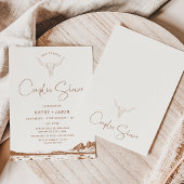 Rustieke Westerne Country Rodeo Koppels Douche Bru Kaart