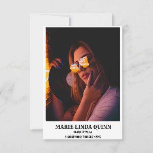 Rustieke Westerne Cowboy afstudeerfeest Kaart (Achterkant)