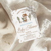 Rustieke Westerne Cowboy Boot Cowboy Baby shower Kaart