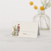 Rustieke Westerne Cowboy bruiloft Plaatskaartje (Voorkant)