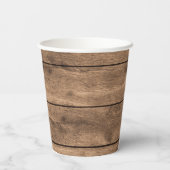 Rustieke westerne cowboy die je nodig hebt papieren bekers (Achterkant)