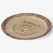 Rustieke westerne cowboy die je nodig hebt papieren bordje (Gekanteld)