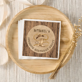 Rustieke westerne cowboy die je nodig hebt servet