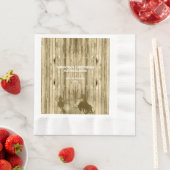 Rustieke westerne cowboy wild west thema bruiloft servet (Insitu)