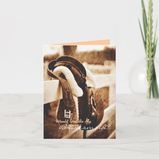 Rustieke westerne cowboy wordt mijn bruidsmeisje (Voorkant)